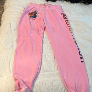 Aviator nation pink sweatpants rare